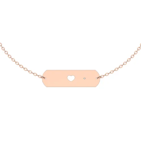 Diamond bracelet Charming Heart
