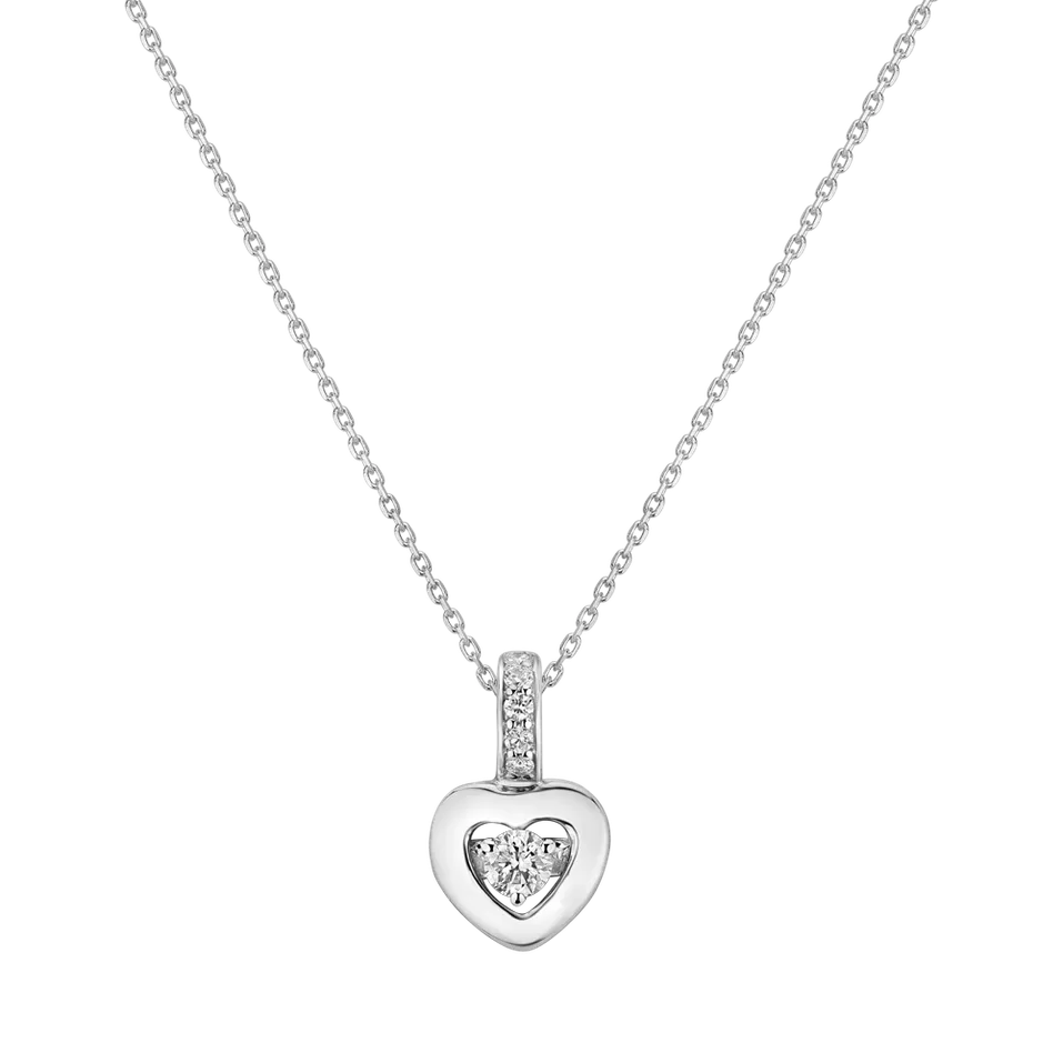 Diamond pendant Petite Heart