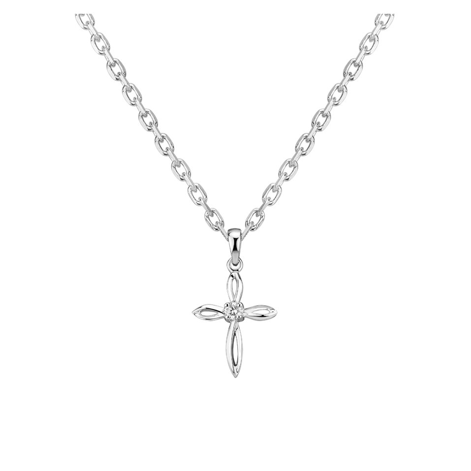 Diamond pendant Symbol of Faith