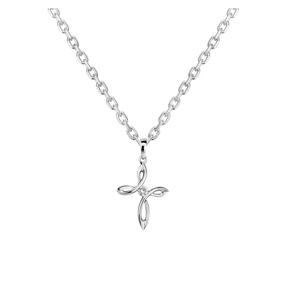 Diamond pendant Symbol of Sacrifice