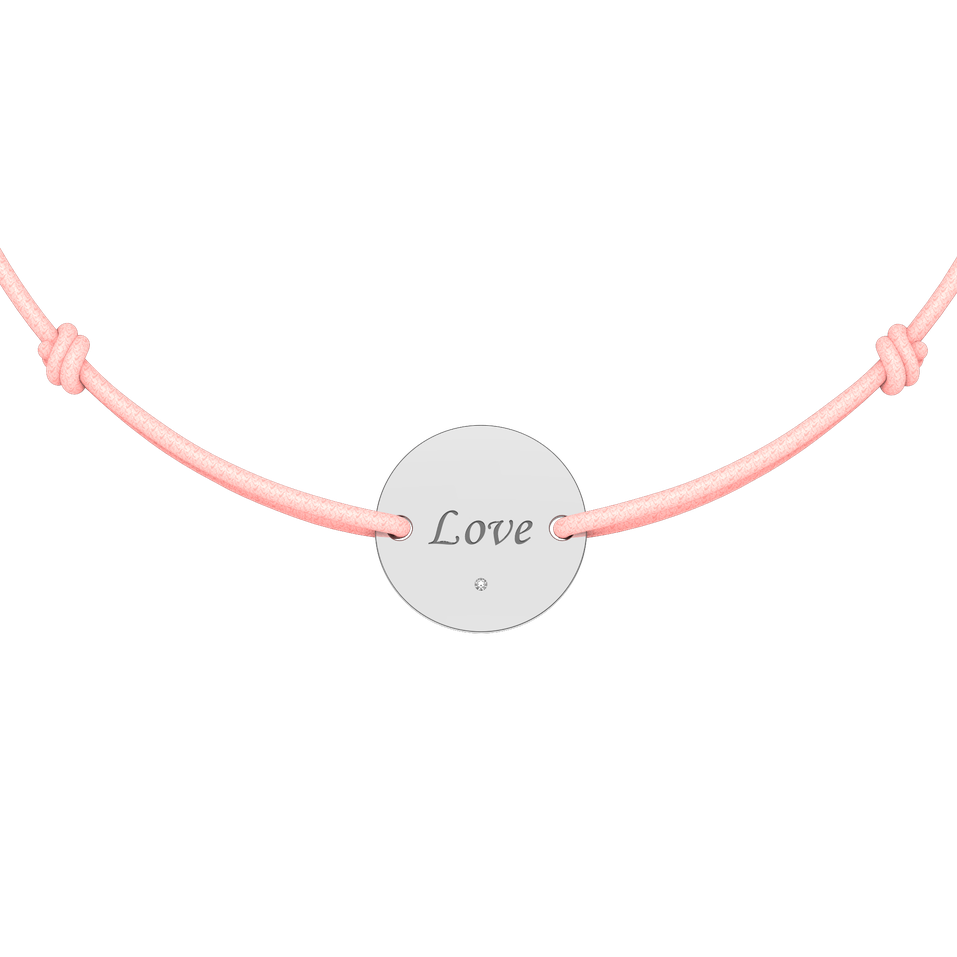 Diamond bracelet Simple Love