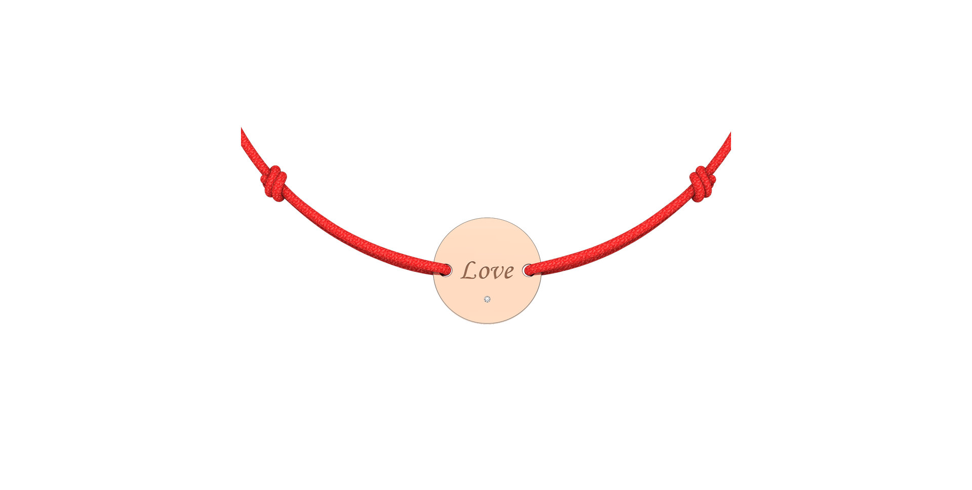 Diamond bracelet Simple Love