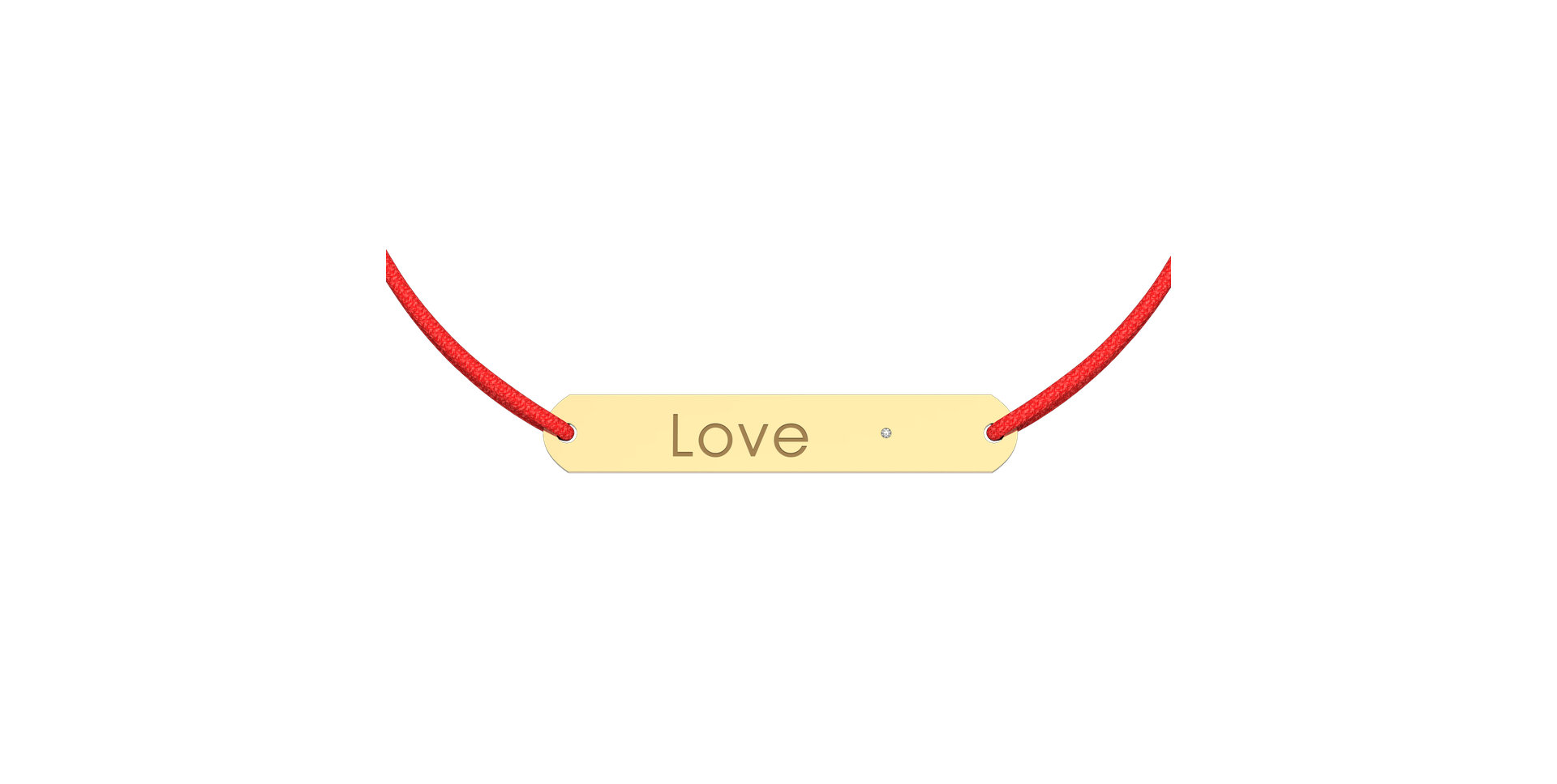 Diamond bracelet Love