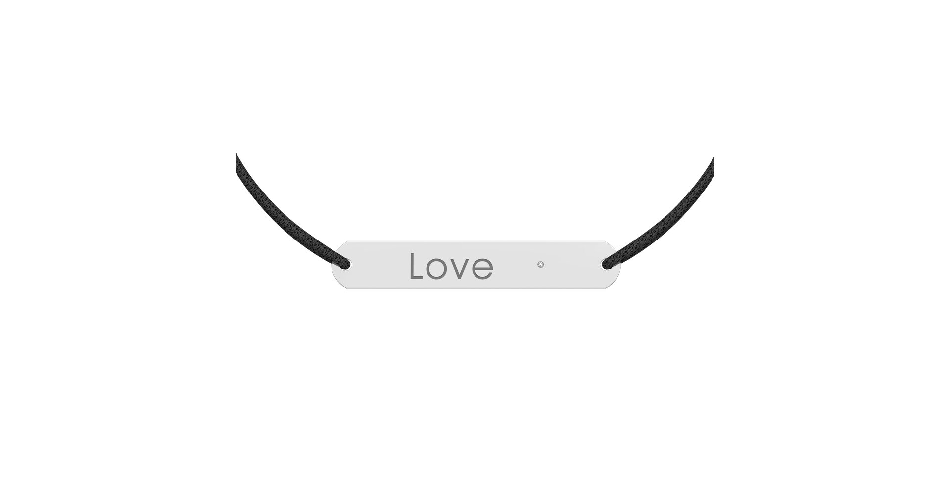 Diamond bracelet Love