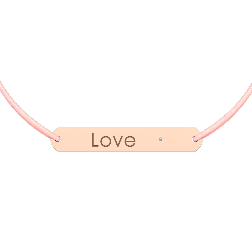 Diamond bracelet Love