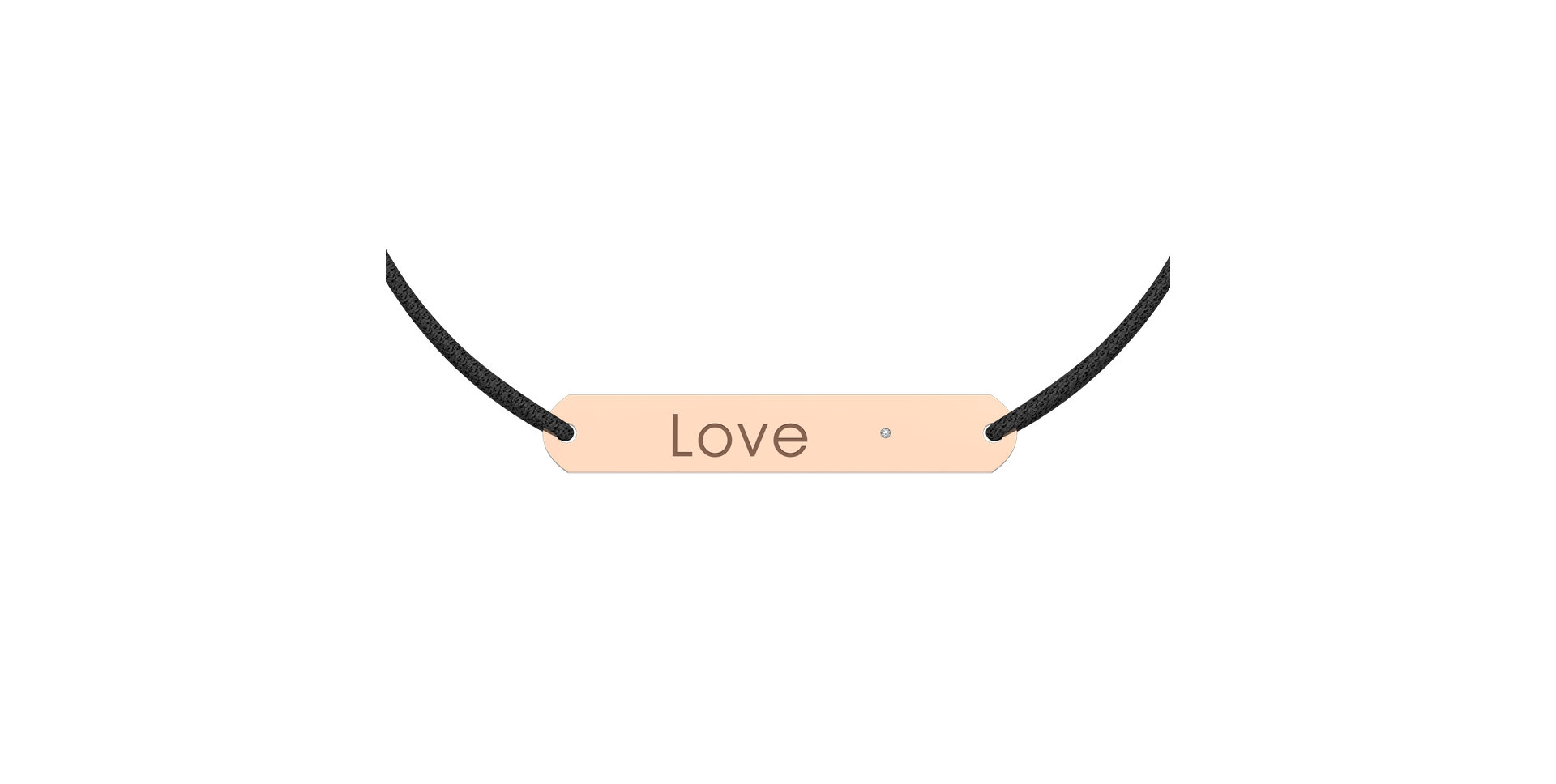 Diamond bracelet Love