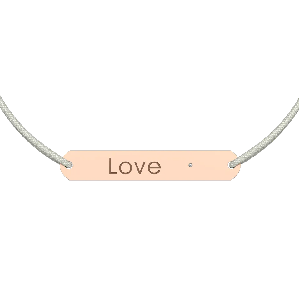 Diamond bracelet Love