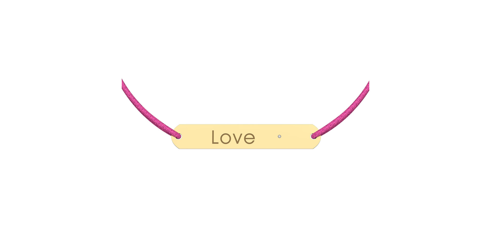 Diamond bracelet Love