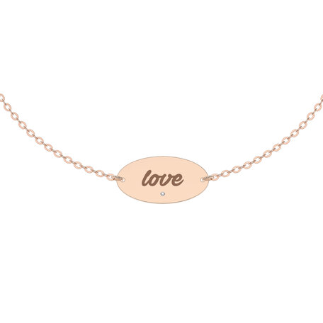Diamond bracelet Amour Symbol