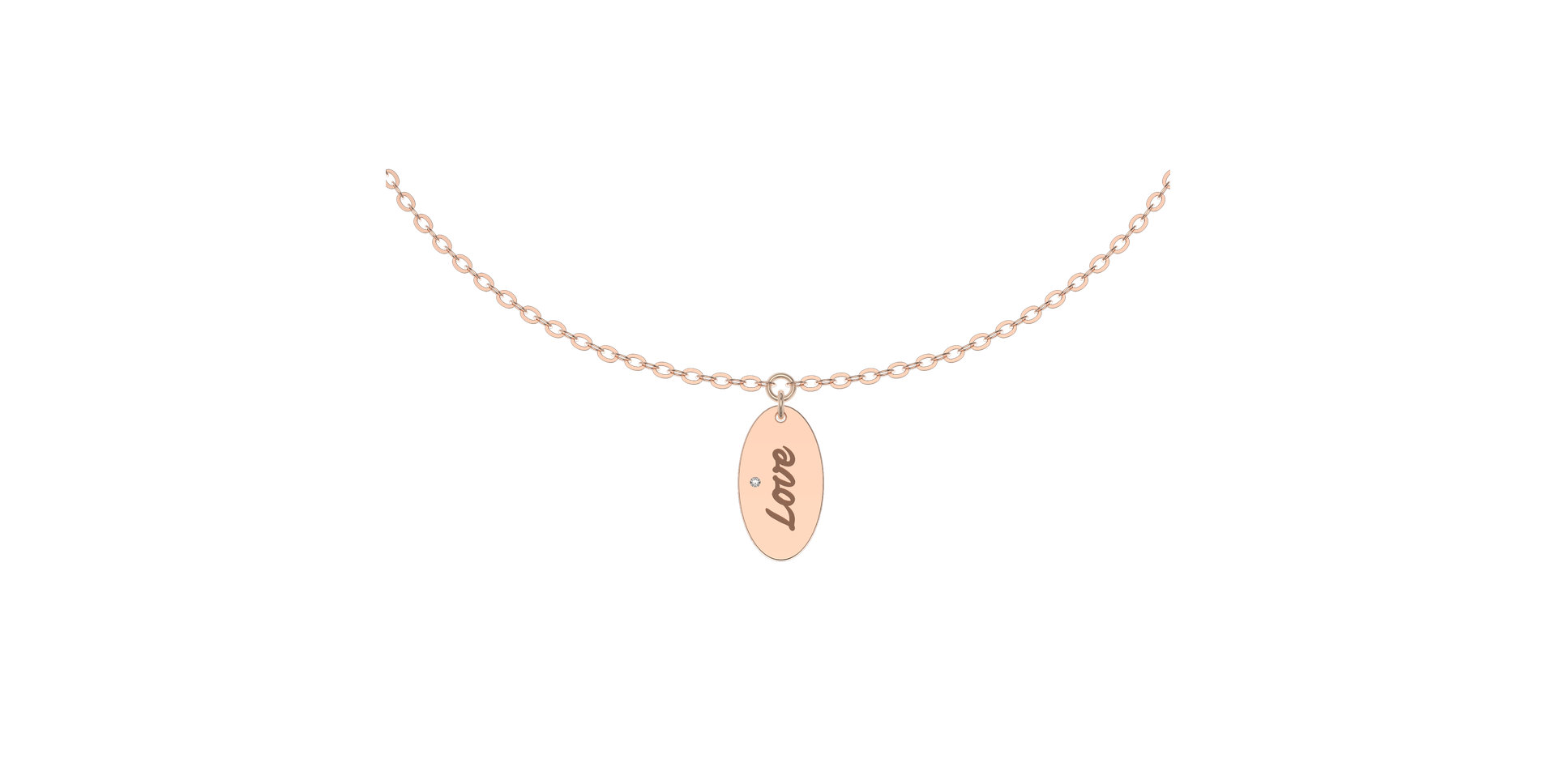 Diamond bracelet Love Amour Message