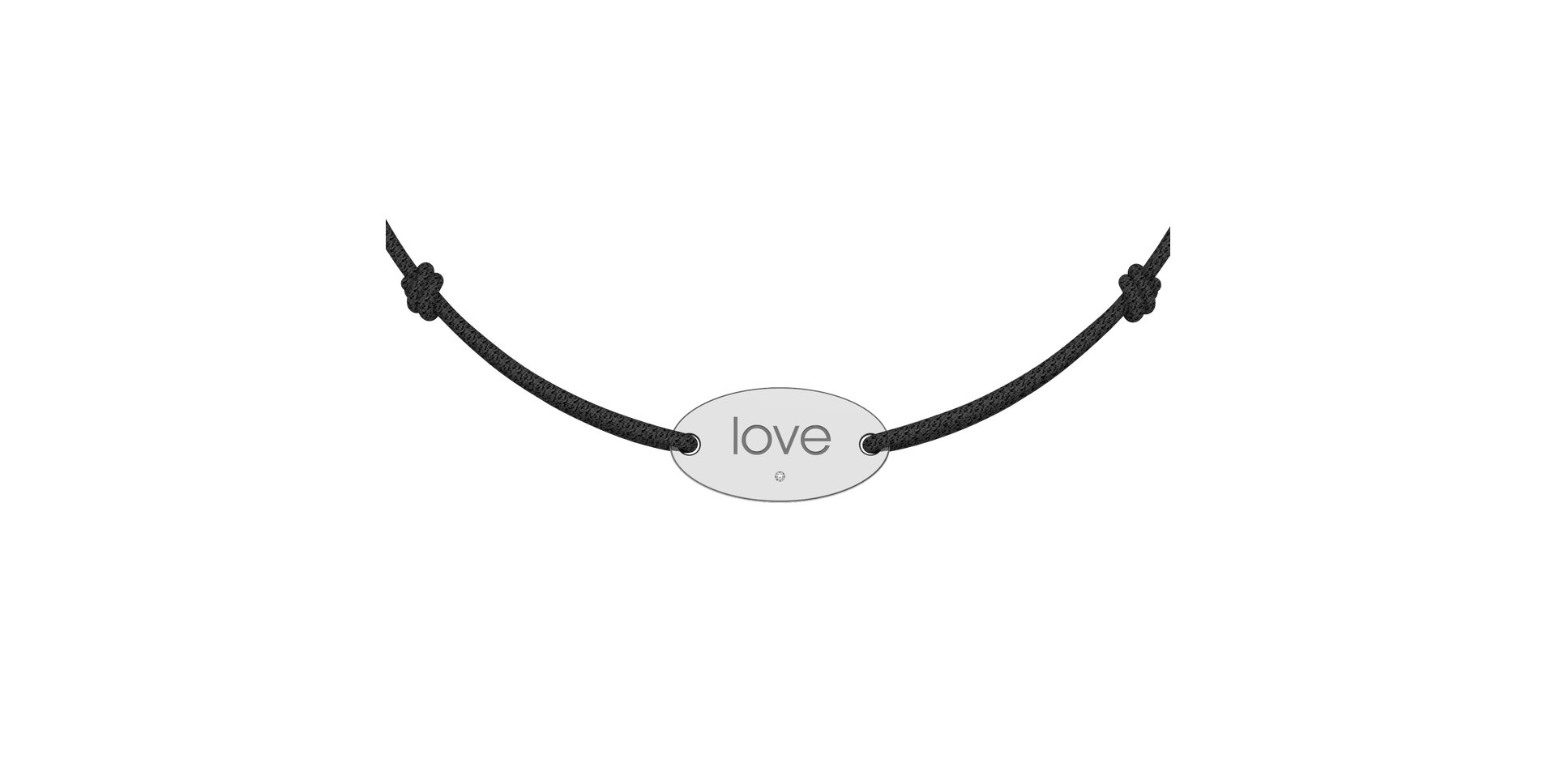 Diamond bracelet Love