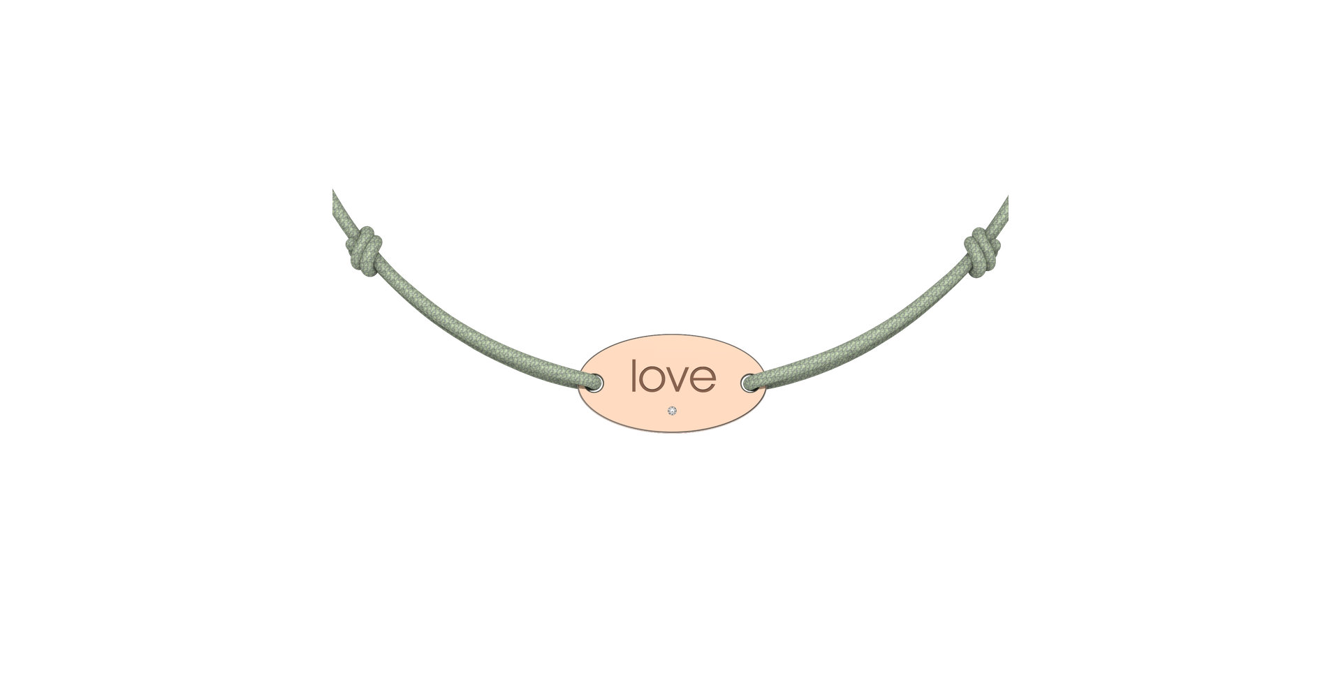 Diamond bracelet Love