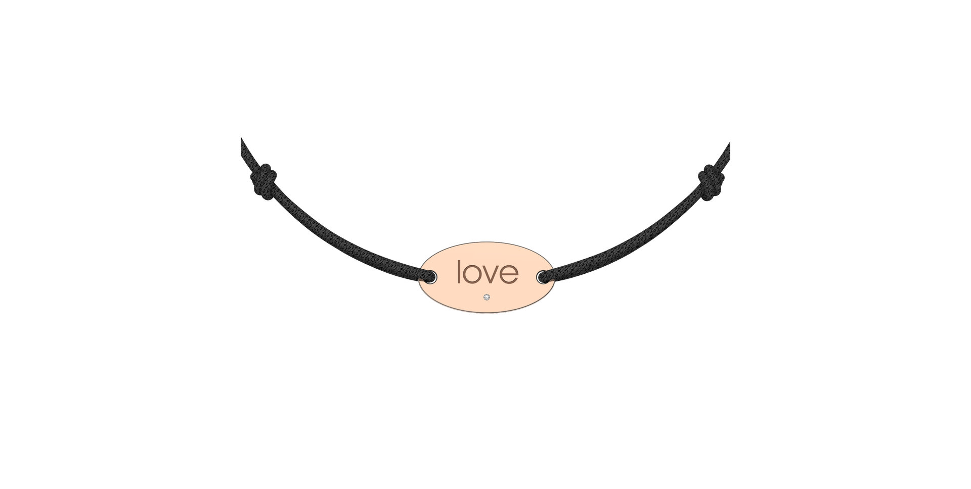 Diamond bracelet Love