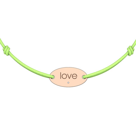 Diamond bracelet Love