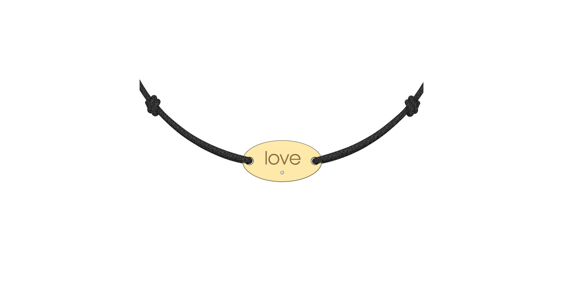 Diamond bracelet Love