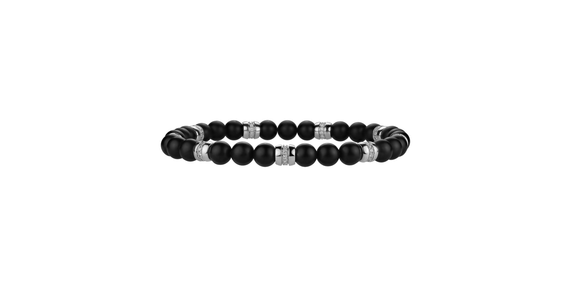 Diamond braclet with Agate Neverending Style