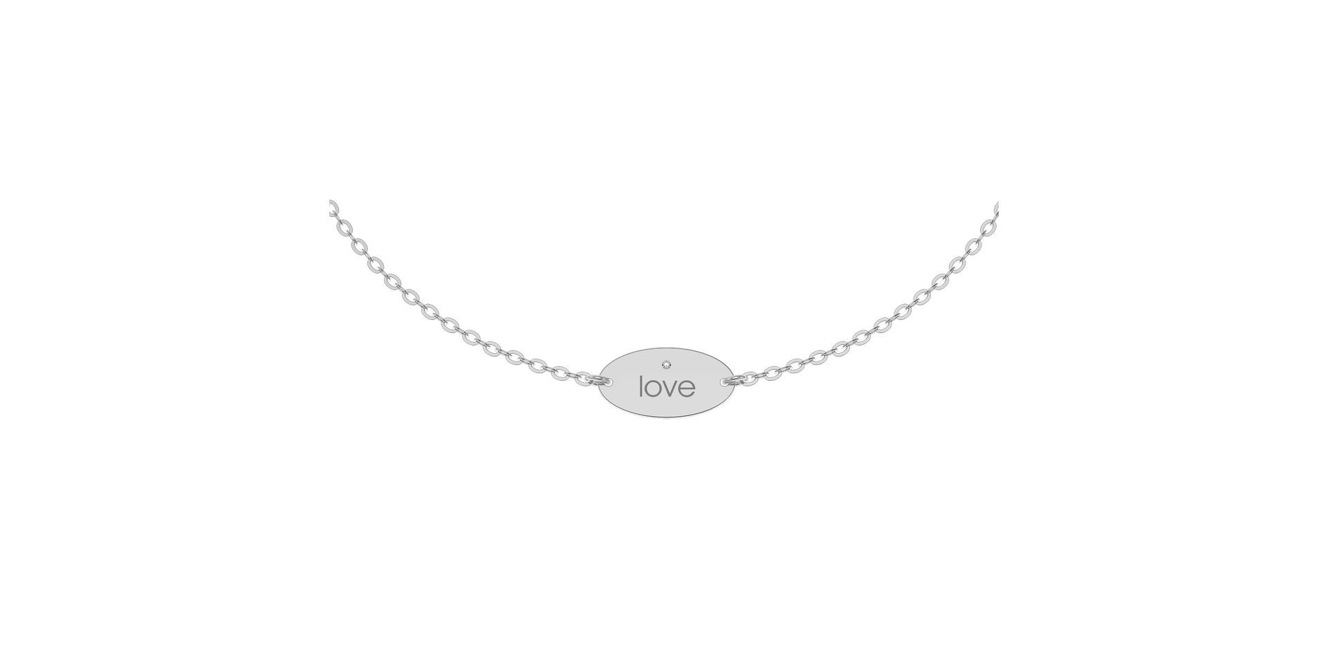 Diamond bracelet Love Amour Icon