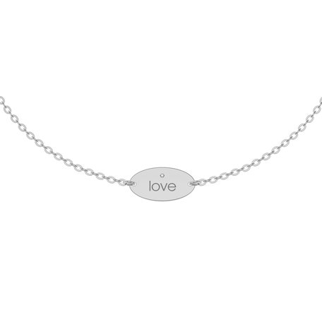 Diamond bracelet Love Amour Icon