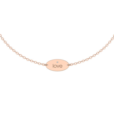 Diamond bracelet Love Amour Icon