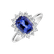 Diamond ring with Tanzanite Paradise Goddess2