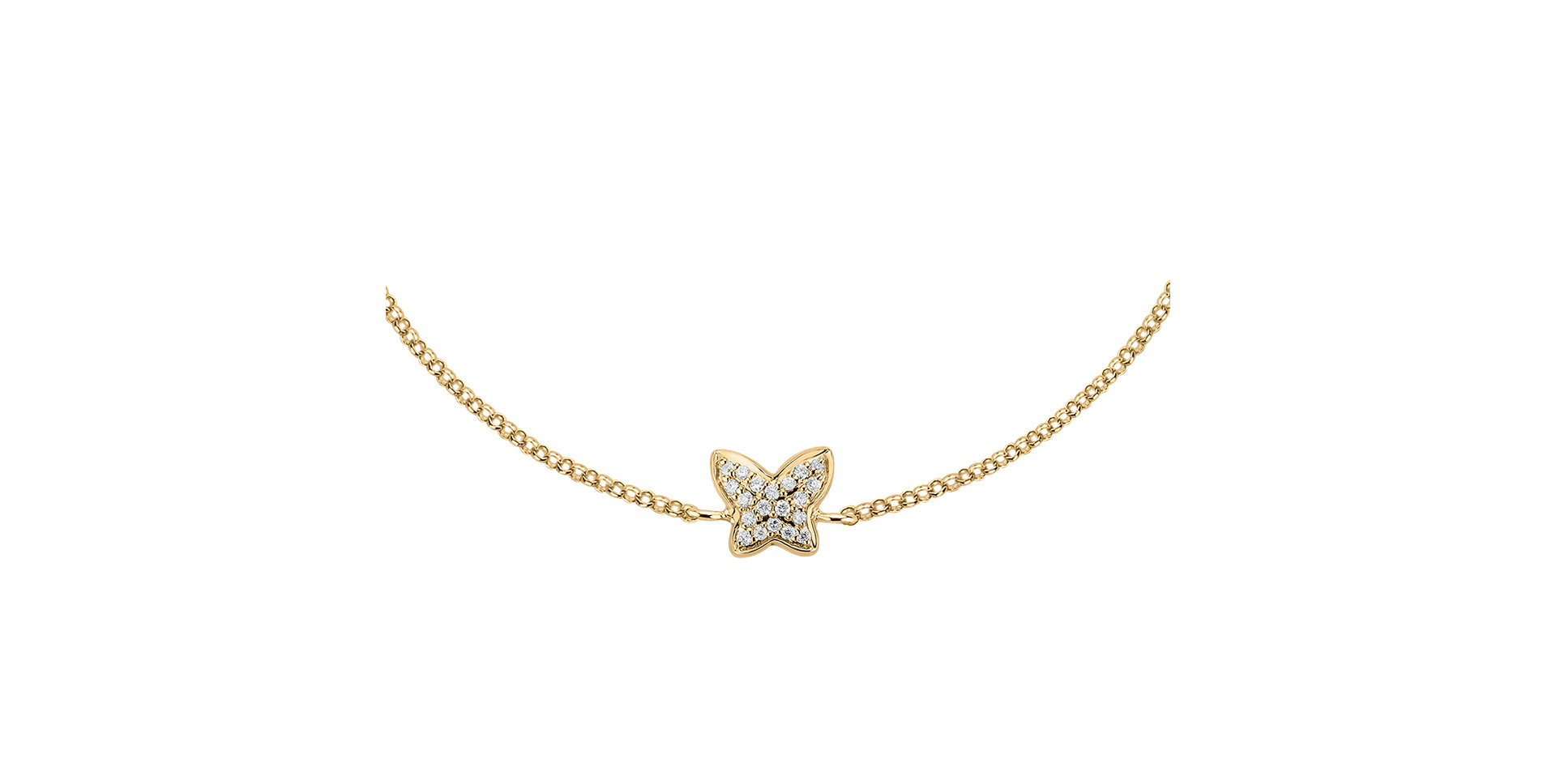 Diamond bracelet Butterfly