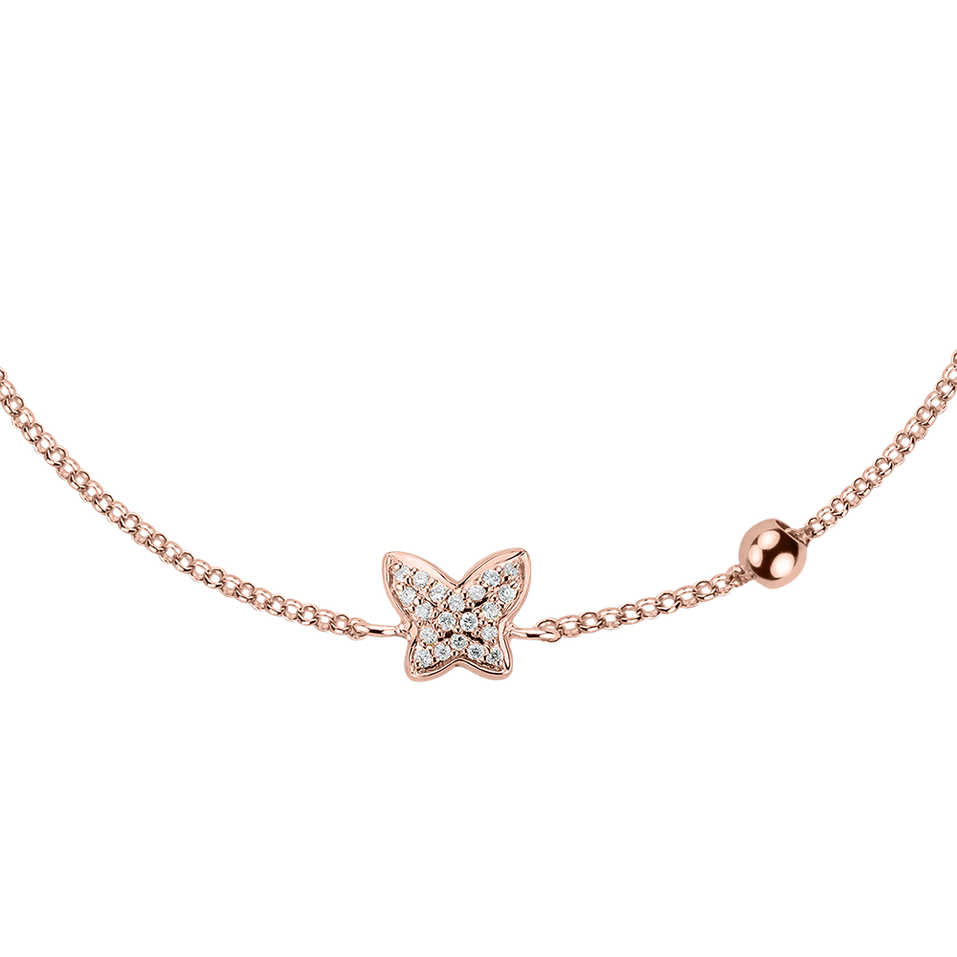 Diamond bracelet My Butterfly