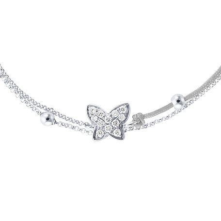Diamond bracelet Luxury Butterfly