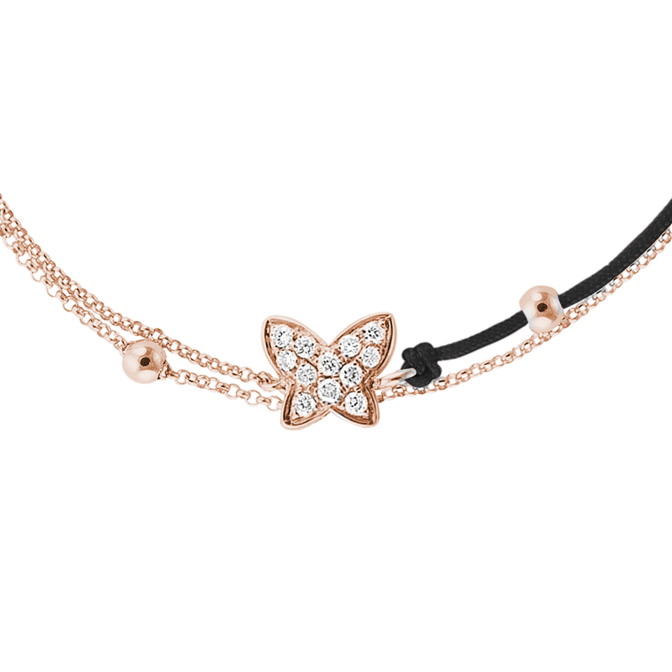 Diamond bracelet Luxury Butterfly