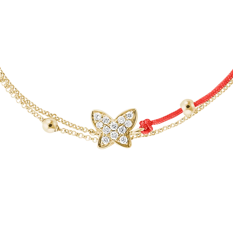 Diamond bracelet Luxury Butterfly