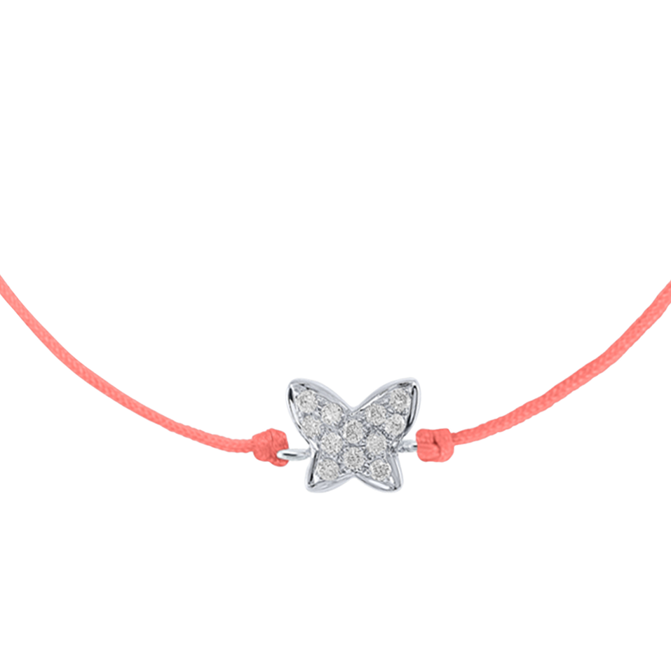 Diamond bracelet Lovely Butterfly