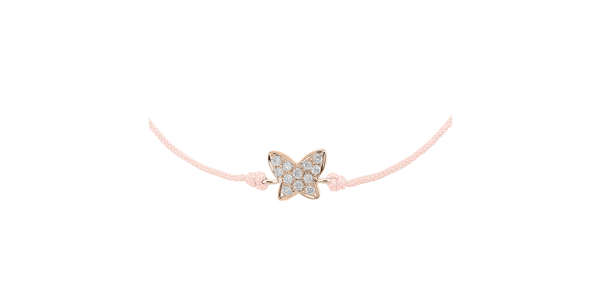 Diamond bracelet Lovely Butterfly