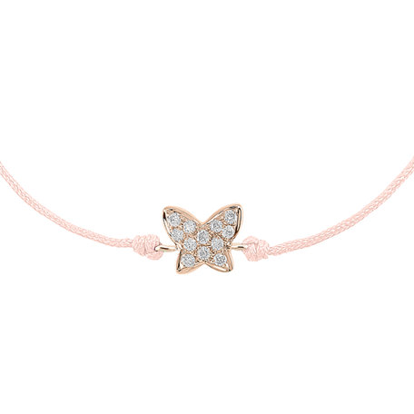 Diamond bracelet Lovely Butterfly