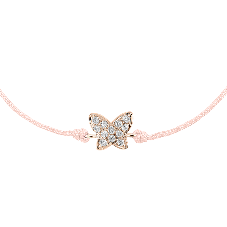 Diamond bracelet Lovely Butterfly