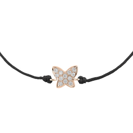 Diamond bracelet Lovely Butterfly