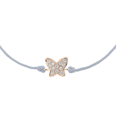 Diamond bracelet Lovely Butterfly