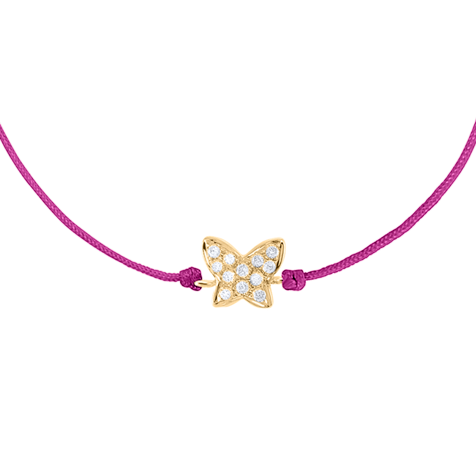 Diamond bracelet Lovely Butterfly