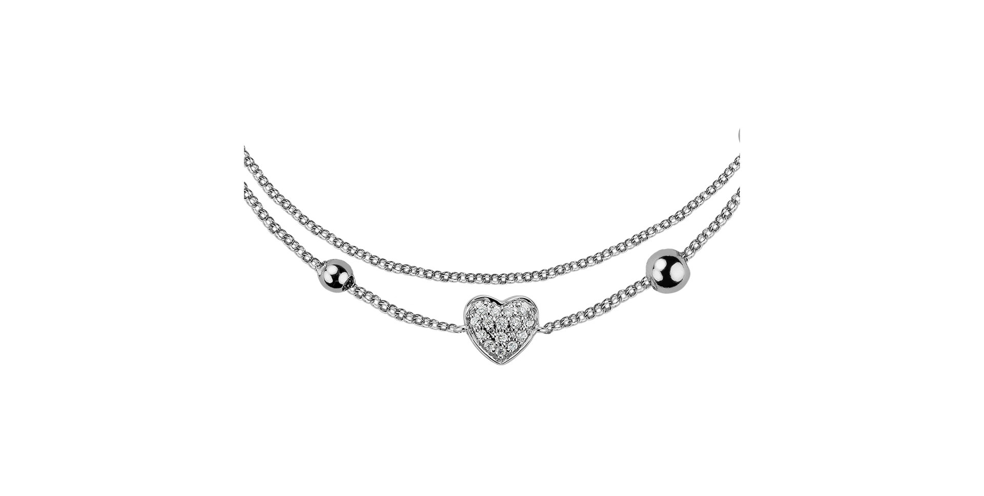 Diamond bracelet Diamond Heart