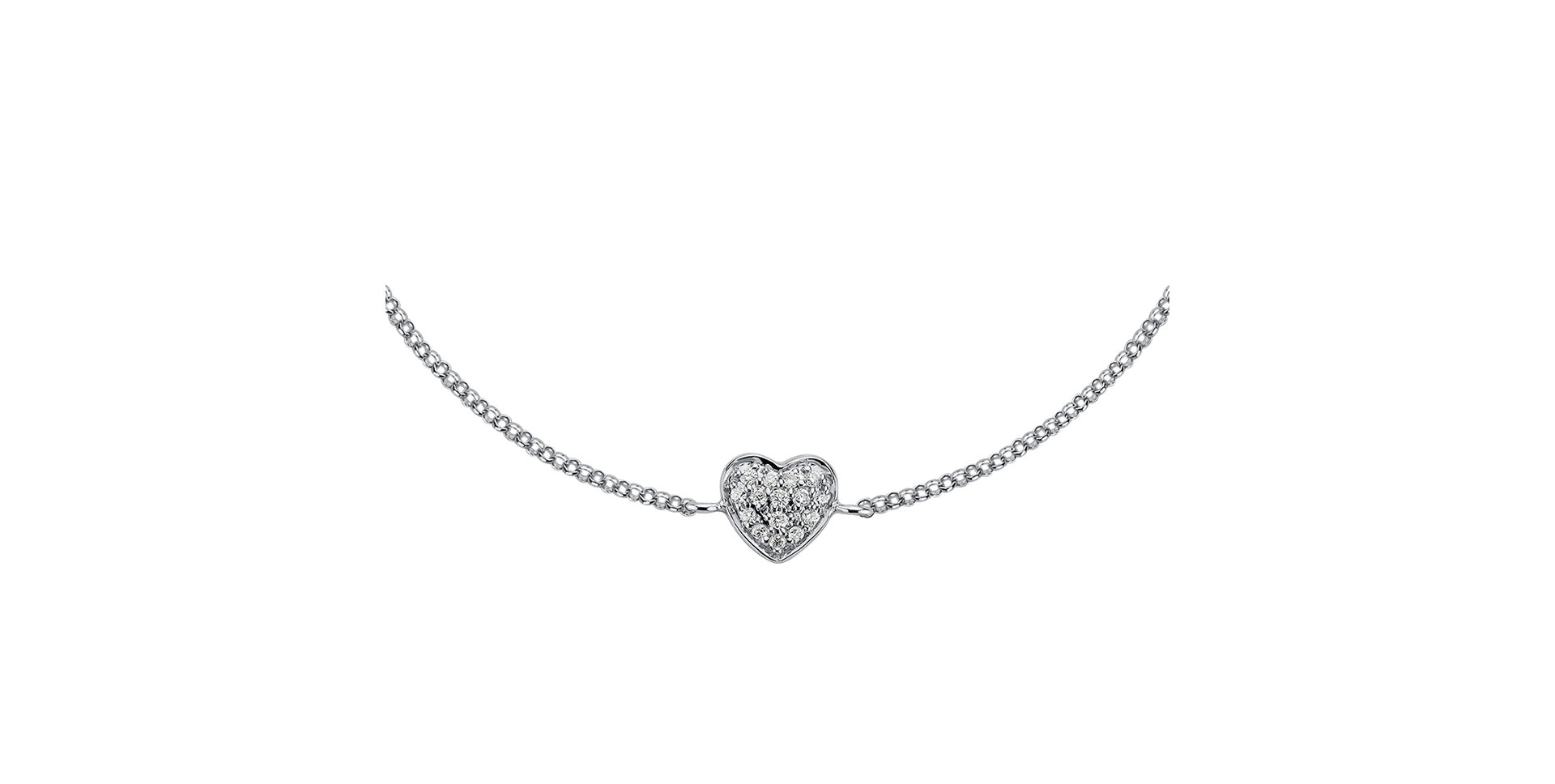 Diamond bracelet Little Heart