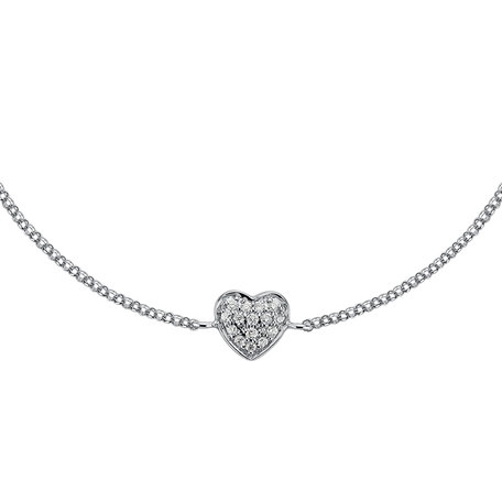 Diamond bracelet Little Heart