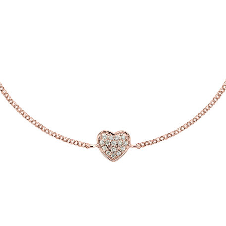 Diamond bracelet Little Heart