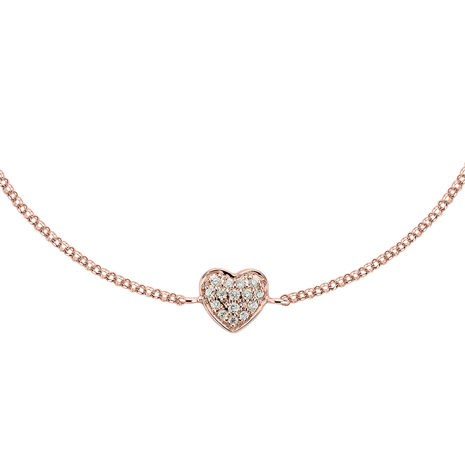 Diamond bracelet Little Heart