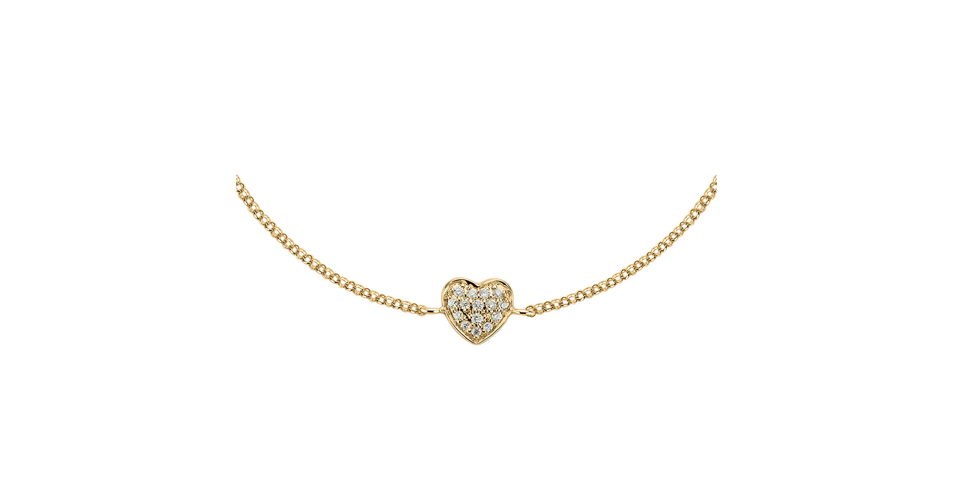 Diamond bracelet Little Heart
