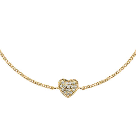 Diamond bracelet Little Heart