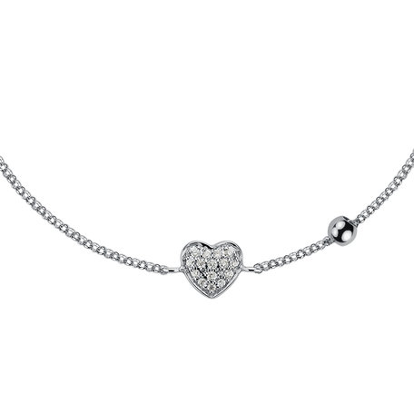 Diamond bracelet My Heart