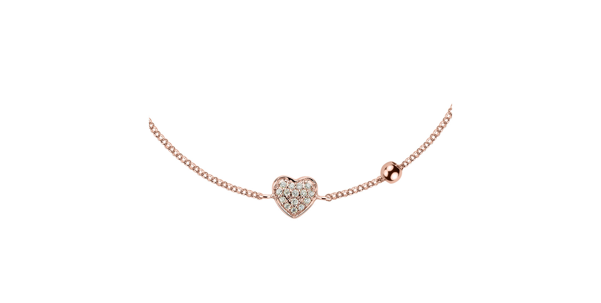 Diamond bracelet My Heart