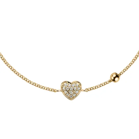Diamond bracelet My Heart