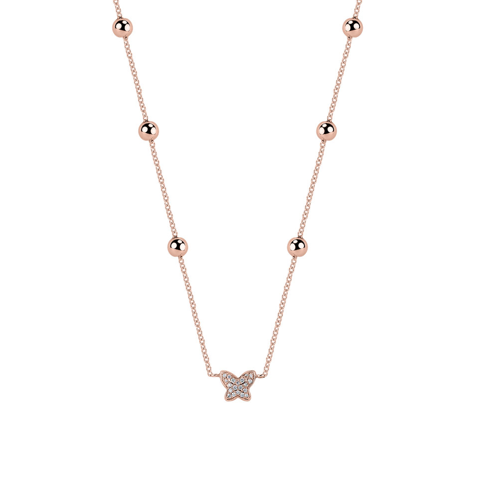 Diamond necklace Butterfly Gift