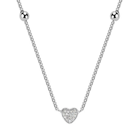 Diamond necklace Tender Heart