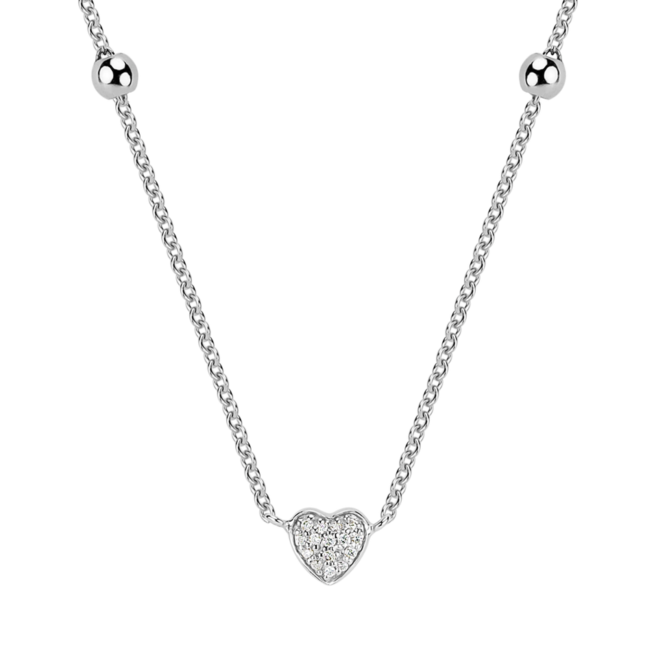 Diamond necklace Tender Heart