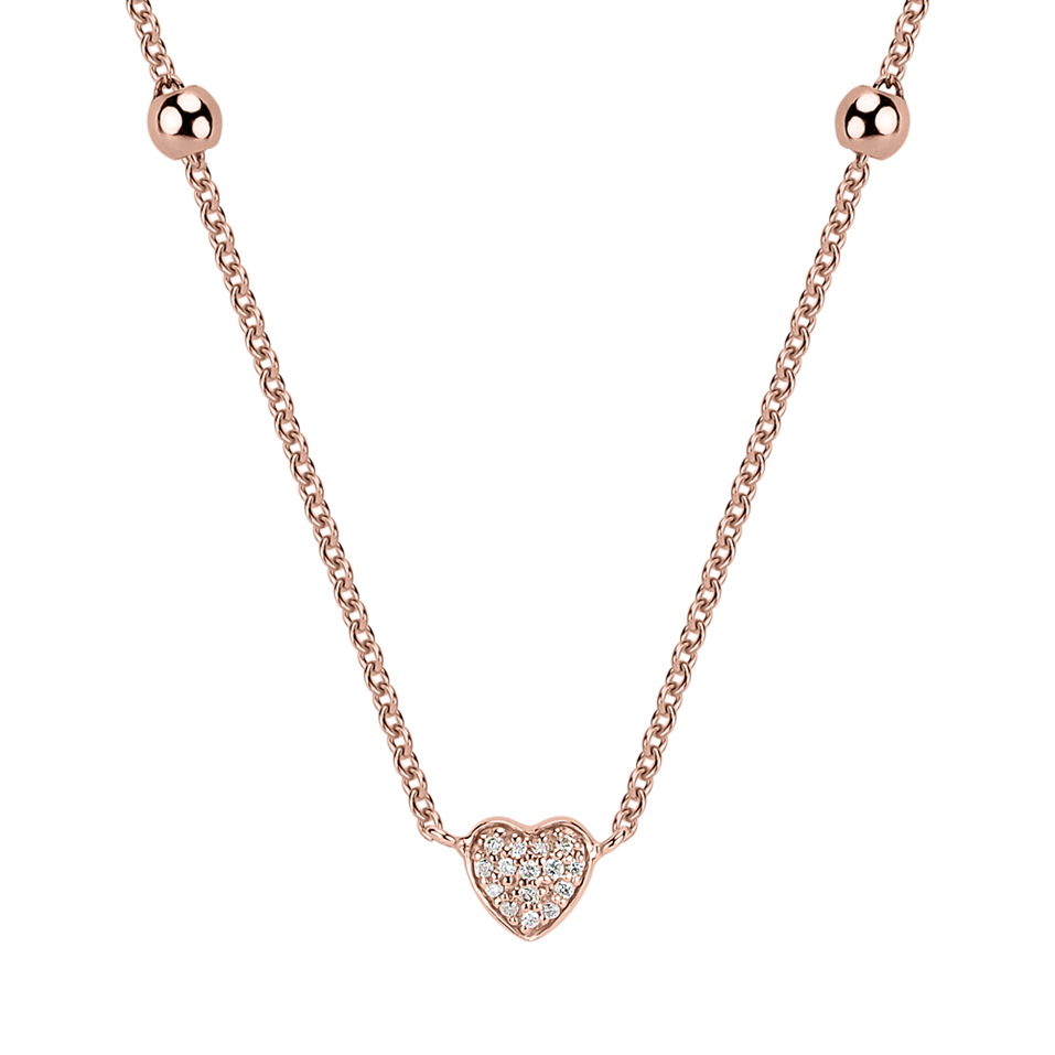 Diamond necklace Tender Heart